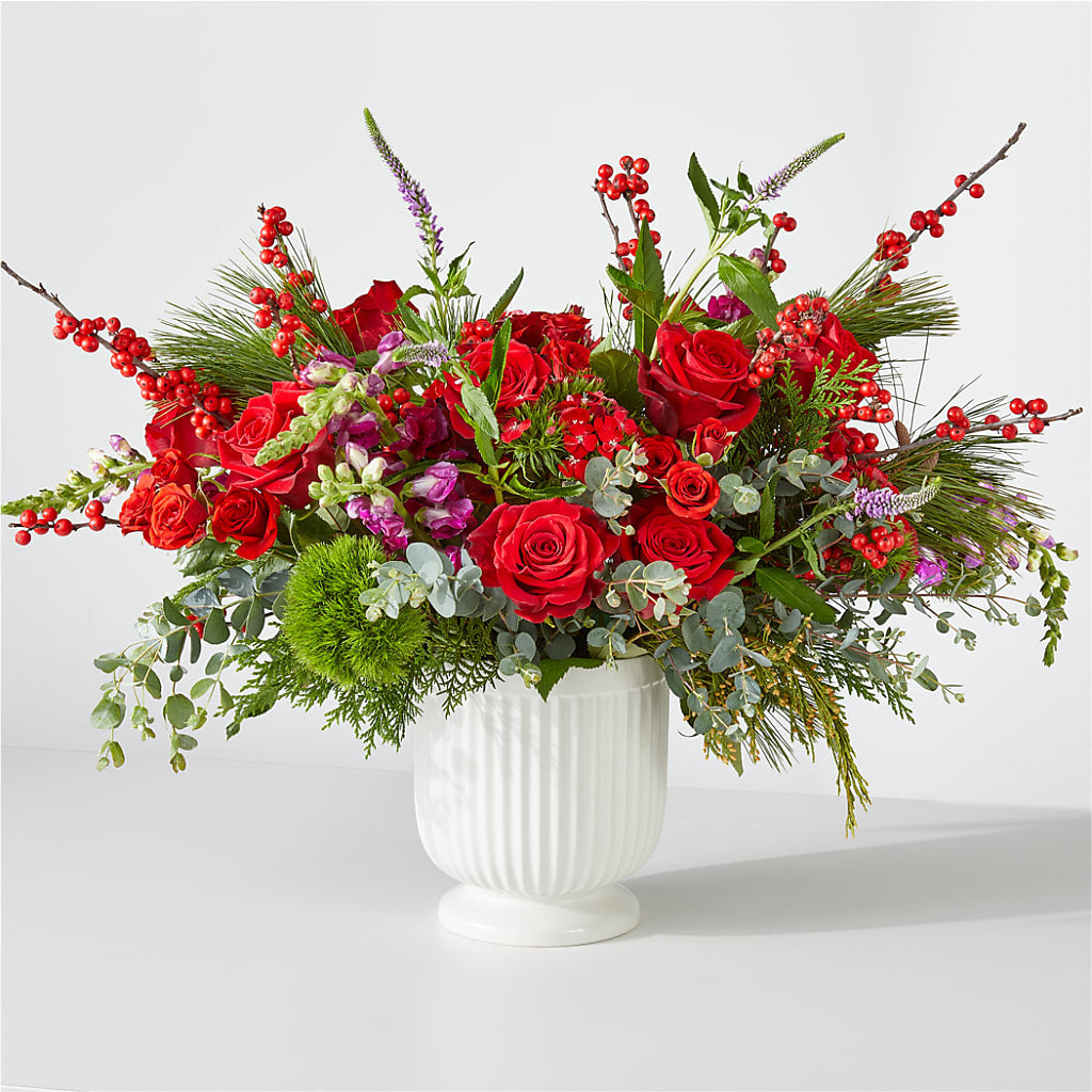 Big Red Bow Bouquet – Special Occasion By Ora, Independence LA