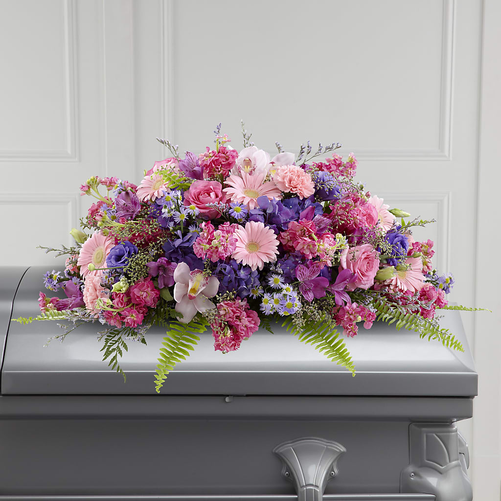 Glorious Garden Casket Spray – Special Occasion By Ora, Independence LA