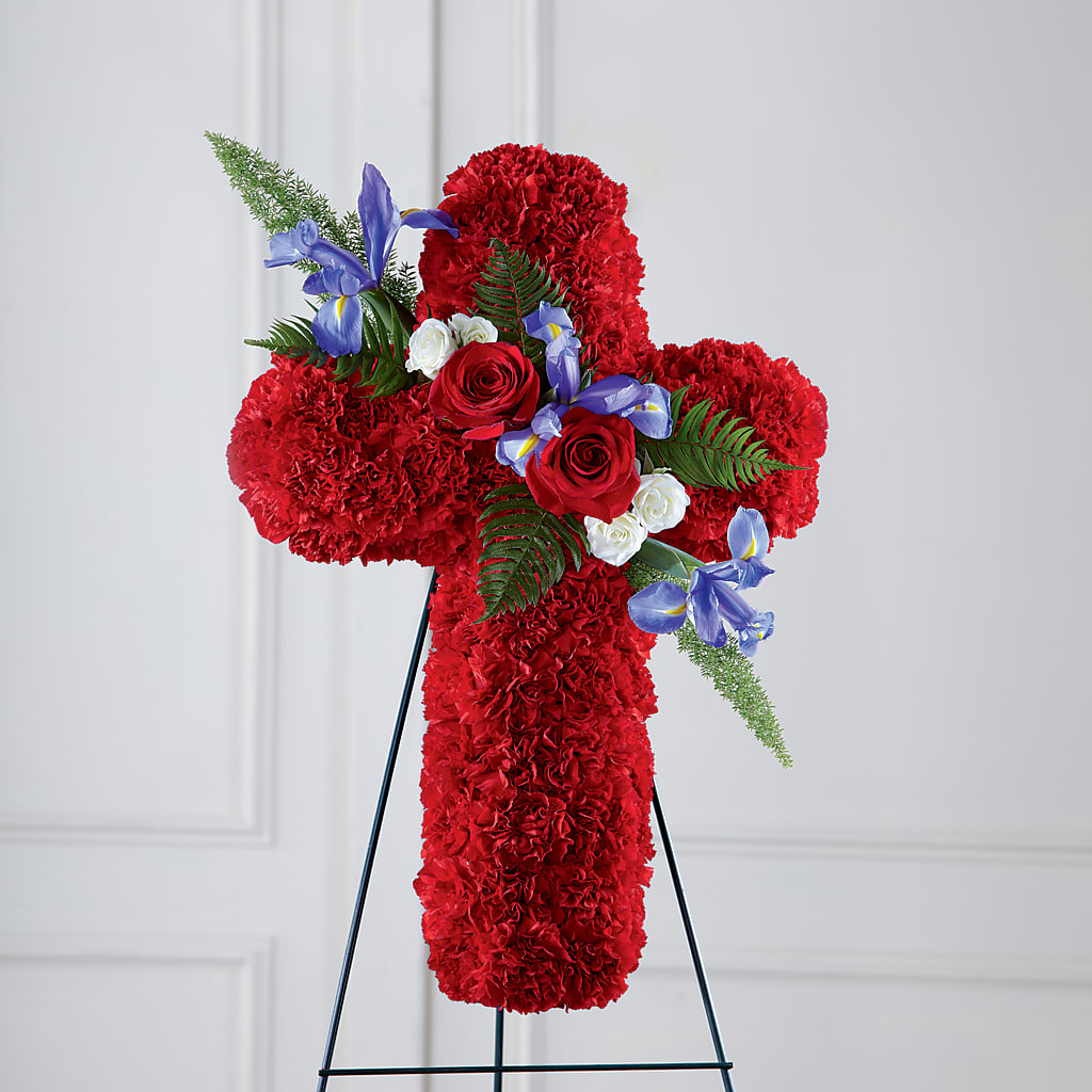 Faithful Hero Floral Cross – Special Occasion By Ora, Independence LA
