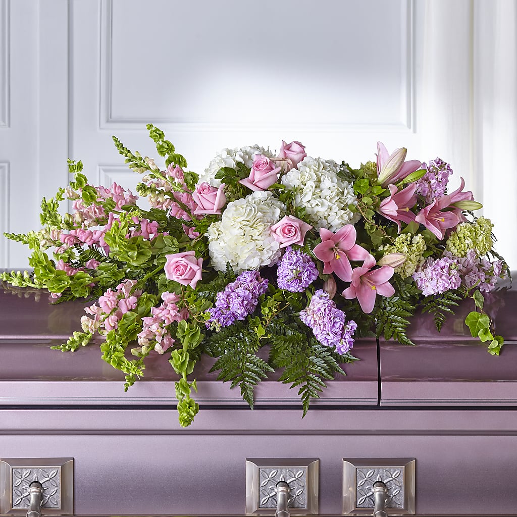 Life's Gratitude Casket Spray – Special Occasion By Ora, Independence LA