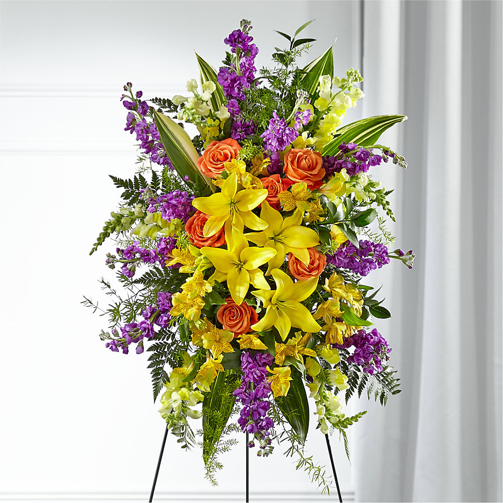 Thoughtful Prayers Standing Spray – Special Occasion By Ora, Independence LA
