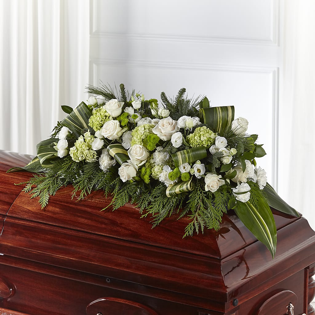 Hopeful Gesture Casket Spray – Special Occasion By Ora, Independence LA