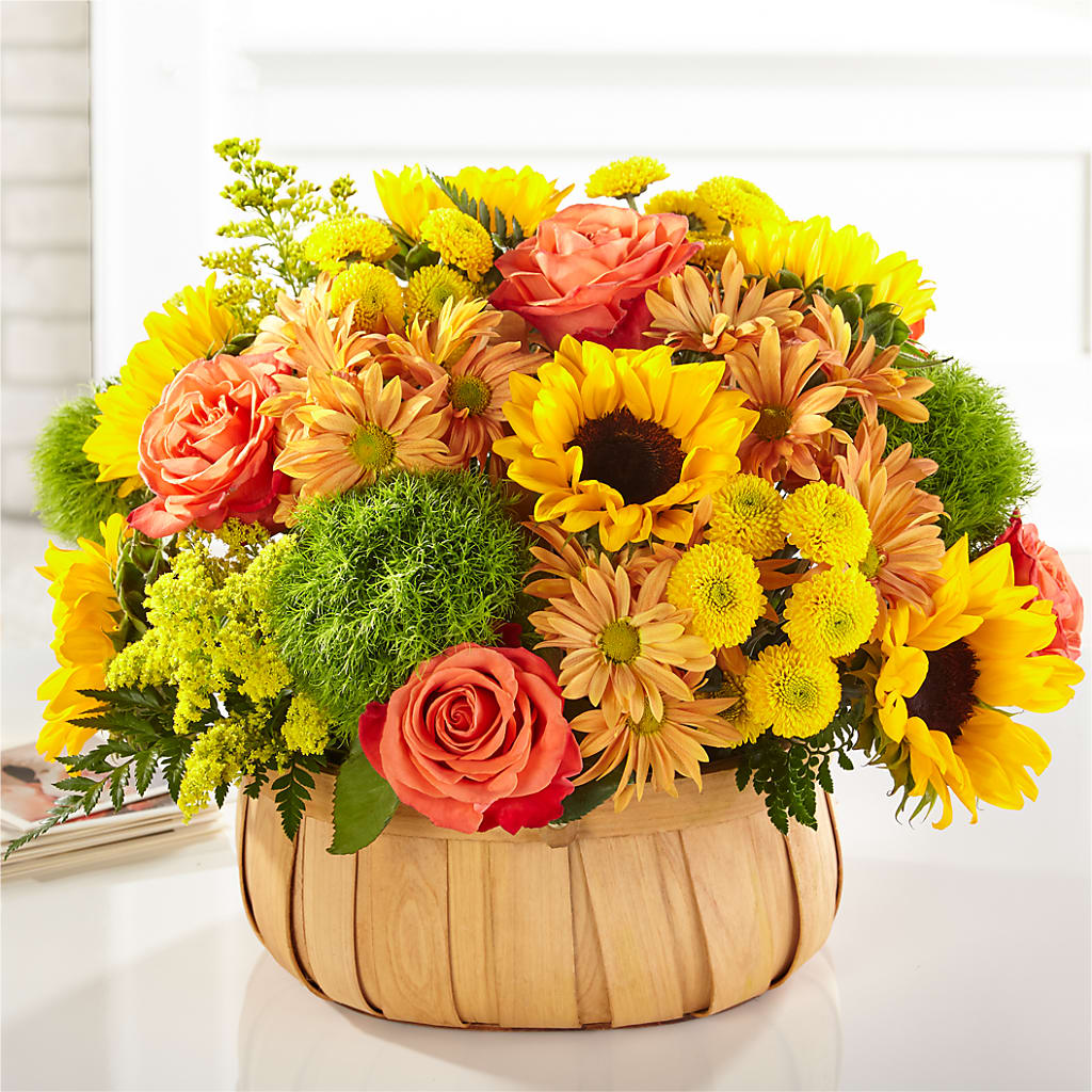Harvest Sunflower Basket – Special Occasion By Ora, Independence LA