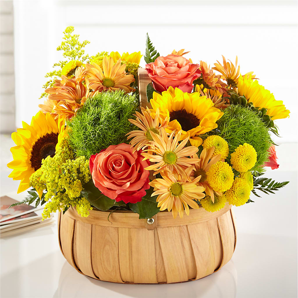 Harvest Sunflower Basket – Special Occasion By Ora, Independence LA