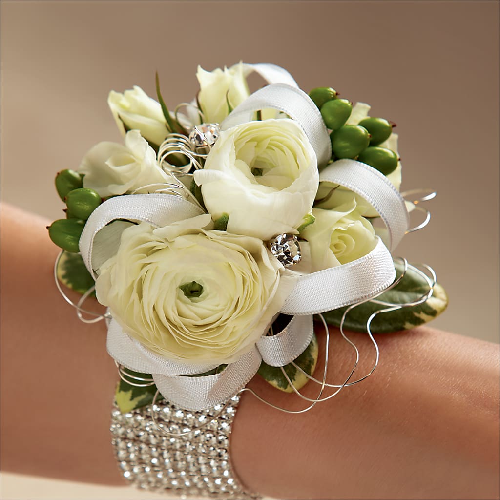 White Wedding Corsage – Special Occasion By Ora, Independence LA