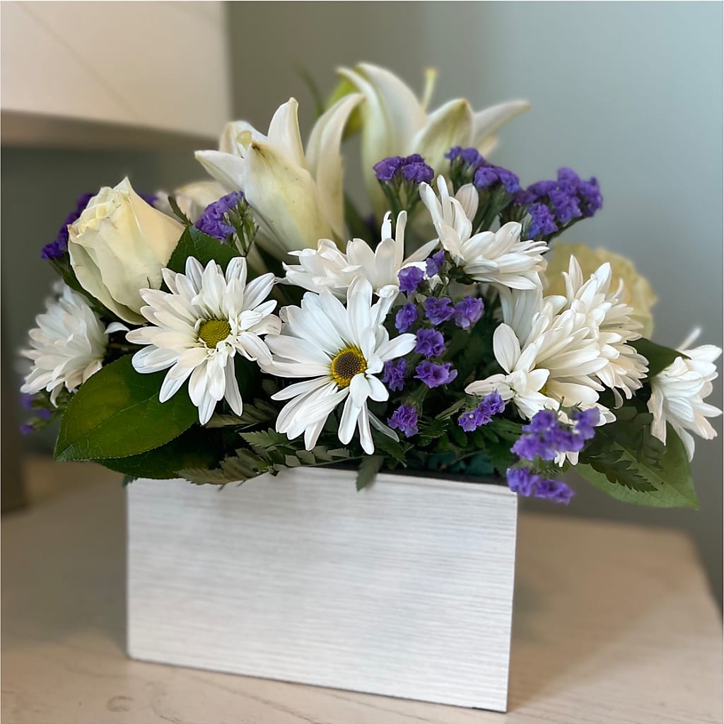 Beyond Blue Box Bouquet –  Special Occasion By Ora, Independence LA