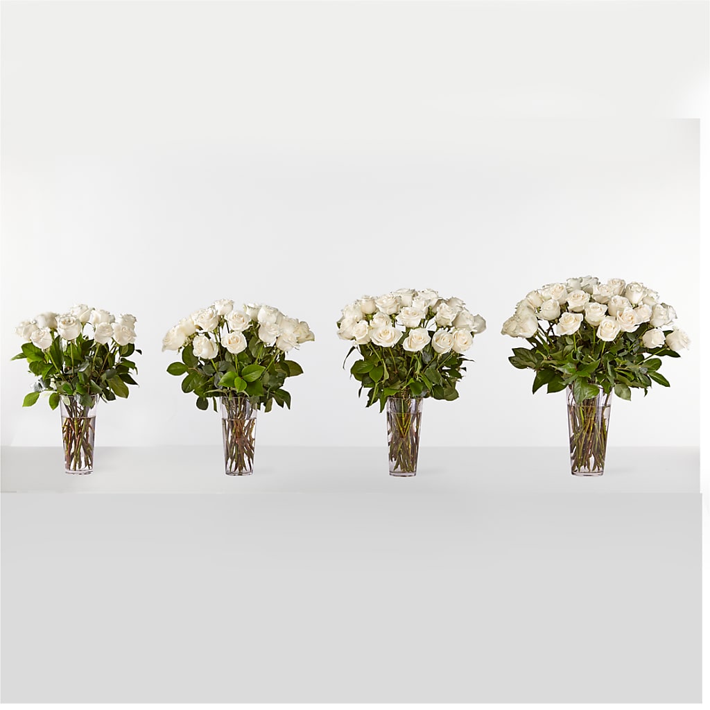 Long Stem White Rose Bouquet –  Special Occasion By Ora, Independence LA