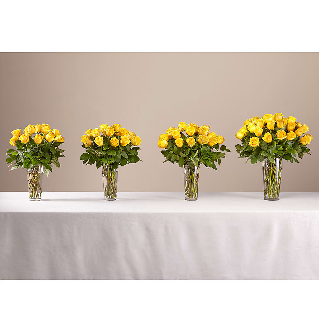 Long Stem Yellow Rose Bouquet –  Special Occasion By Ora, Independence LA