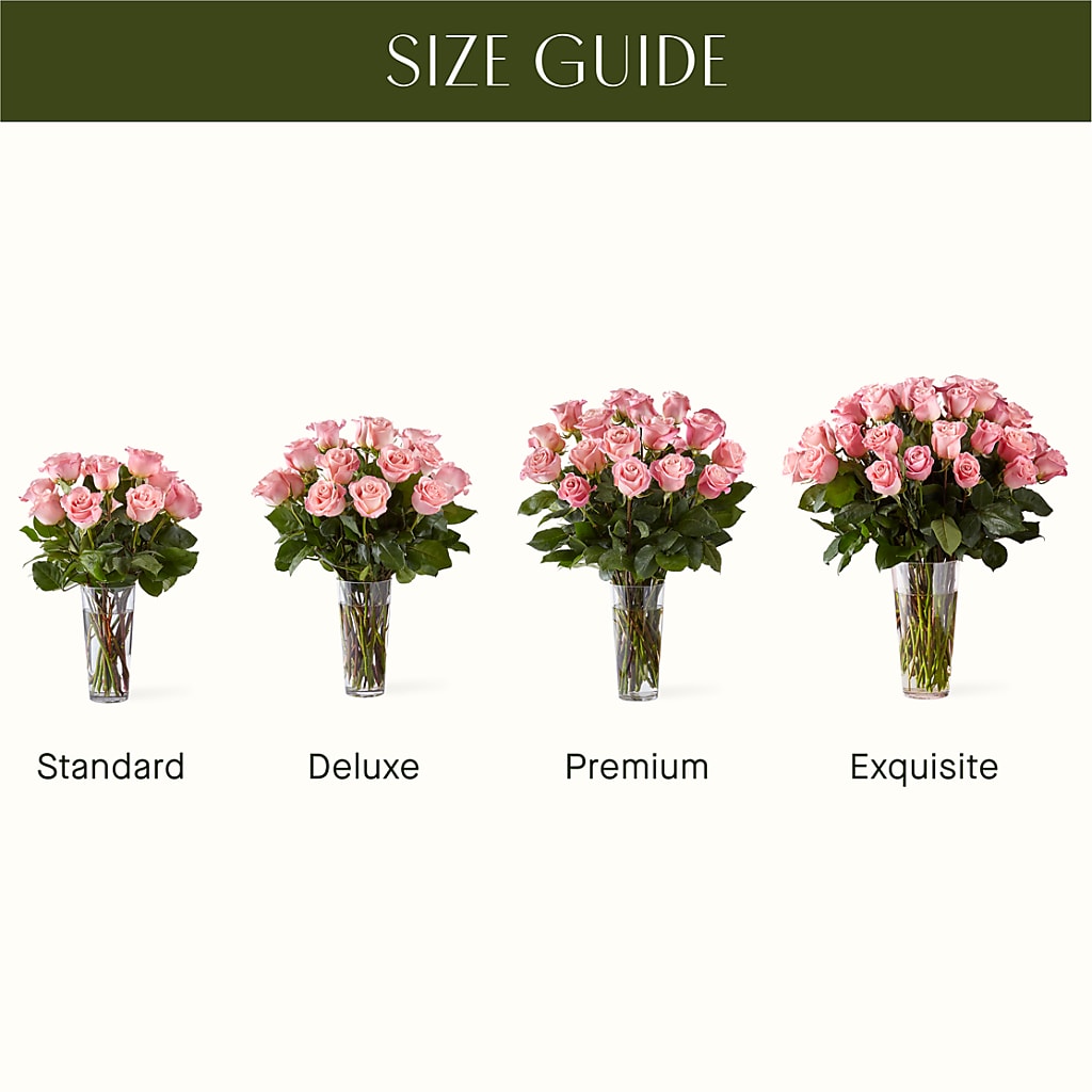 Long Stem Pink Rose Bouquet –  Special Occasion By Ora, Independence LA
