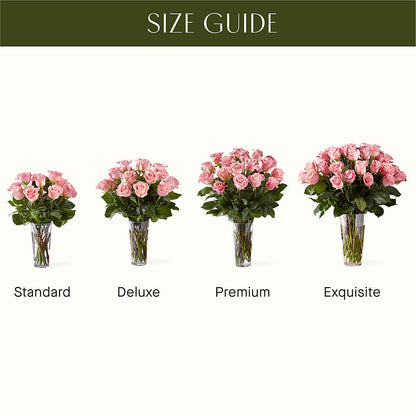 Long Stem Pink Rose Bouquet –  Special Occasion By Ora, Independence LA