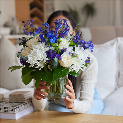 Cerulean Waves Bouquet –  Special Occasion By Ora, Independence LA