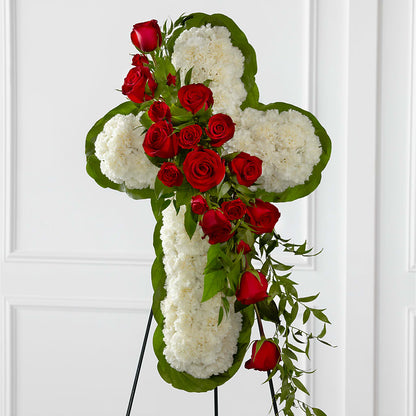 Floral Cross Easel –  Special Occasion By Ora, Independence LA
