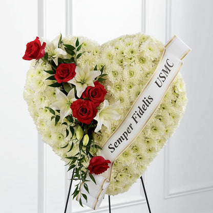 Heartfelt Hero Standing Heart –  Special Occasion By Ora, Independence LA