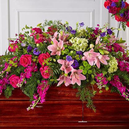 Radiant Tribute Casket Spray –  Special Occasion By Ora, Independence LA