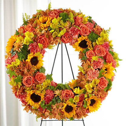 Autumnal Memories Wreath (Standard) –  Special Occasion By Ora, Independence LA