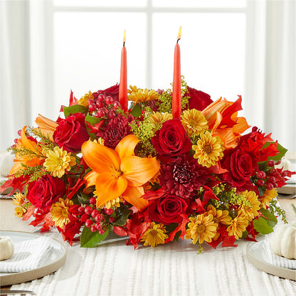Autumn's Embrace Centerpiece –  Special Occasion By Ora, Independence LA