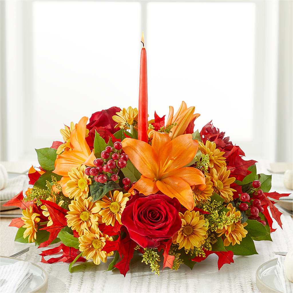 Autumn's Embrace Centerpiece –  Special Occasion By Ora, Independence LA